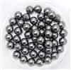 581006DKGRY - 6mm Swarovski Crystal Dark Grey Pearls - 10 Count