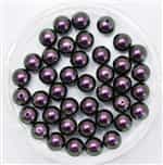 581006IP - 6mm Swarovski Crystal Iridescent Purple Pearls - 10 Count