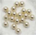 581006LTCRMROS - 6mm Swarovski Crystal  Pearls - 10 Count