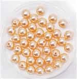 581006PEA - 6mm Swarovski Crystal Peach Pearls - 10 Count