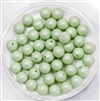 581006PSTLGRN - 6mm Swarovski Crystal Pastel Green Pearls - 10 Count