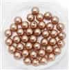 581006PWDALM - 6mm Swarovski Crystal Powder Almond Pearls - 10 Count