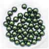 581006SCAGRN - 6mm Swarovski Crystal Scarabeaus Green Pearls - 10 Count