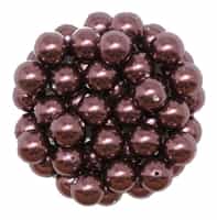 581008BURG - 8mm Swarovski Crystal Burgundy Pearls - 1 Count