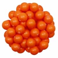 581008CNO - 8mm Swarovski Crystal Neon Orange Pearls - 1 Count