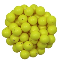 581008CNY - 8mm Swarovski Crystal Neon Yellow Pearls - 1 Count