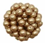 581008CVG - 8mm Swarovski Crystal Vintage Gold Pearls - 1 Count