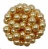 581008GLD - 8mm Swarovski Crystal Gold Pearls - 1 Count