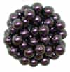 581008IP - 8mm Swarovski Crystal Iridescent Purple Pearls - 1 Count