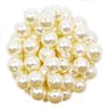 581008LTCRM - 8mm Swarovski Crystal Light Creamrose Pearls - 1 Count