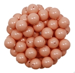 581008PCP - 8mm Swarovski Crystal Pink Coral Pearls - 1 Count