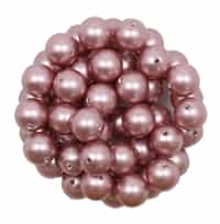 581008PWDROS - 8mm Swarovski Crystal Powder Rose Pearls - 1 Count