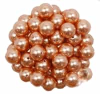 581008ROSPCH - 8mm Swarovski Crystal Rose Peach Pearls - 1 Count