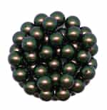 581008SCAGRN - 8mm Swarovski Crystal Scarabaeus Green Pearls - 1 Count