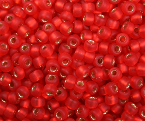 Miyuki 5/0 E Seed Beads 5E140SF TSL MA Red Orange 10 Grams