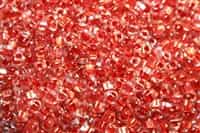 Miyuki 5/0 Triangle Beads 10 Grams 5TR1554 ICL* Clear/Strawberry