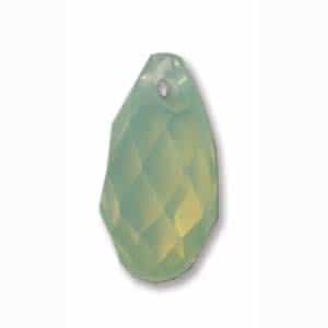 601013CRYSOOP - 13x6.5mm Swarovski Crystal Briolette Chrysolite Opal - 1 count