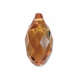 601013TO - 13x6.5mm Swarovski Crystal Briolette Colorado Topaz - 1 count