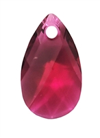 610616RUBY - 16mm Swarovski Crystal Ruby Pear Shaped Pendant - 1 count