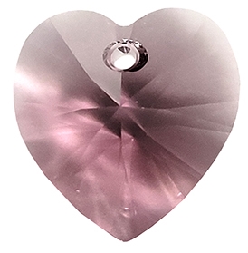 622814IRIS - 14mm Swarovski Crystal Heart Drop Crystal - Iris - 1 count