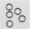 6mm Closed Jump Rings - Gunmetal-plated brass - 5 Count