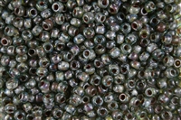 6RR4506 Picasso T Olivine 10 Grams Miyuki Seed Beads