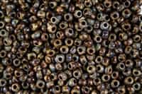 6RR4517 Picasso MA Brown Tan 10 Grams Miyuki Seed Beads