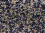 Czech 8/0 Seed Beads - 10 Grams - 8CZ4560 - Black Marea Czech Coating on Miyuki Rocailles 10 Grams