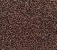 Czech 8/0 Seed Beads - 10 Grams - 8CZ55030 - Black Bronze Czech Coating on Miyuki Rocailles 10 Grams