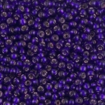 Miyuki Rocaille 8/0 Seed Beads 10 Grams 8RR1427 TSL Dyed Dark Violet