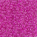 Miyuki Rocaille 8/0 Seed Beads 10 Grams 8RR209 ICL Clear/Fuchsia