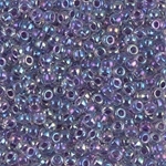 Miyuki Rocaille 8/0 Seed Beads 10 Grams 8RR274 AB Amethyst Lined Crystal