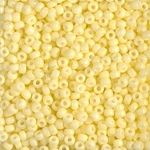 Miyuki Rocaille 8/0 Seed Beads 8RR4451 - Duracoat Opaque Dyed Rocailles - Lemon Silk - 10 Grams