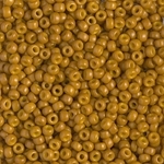 Miyuki Rocaille 8/0 Seed Beads 8RR4456 - Duracoat Opaque Dyed Rocailles - Carmel - 10 Grams