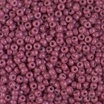 Miyuki Rocaille 8/0 Seed Beads 8RR4468 - Duracoat Opaque Dyed Rocailles - Mulberry - 10 Grams