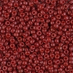 Miyuki Rocaille 8/0 Seed Beads 8RR4469 - Duracoat Opaque Dyed Rocailles - Light Maroon - 10 Grams