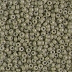 Miyuki Rocaille 8/0 Seed Beads 8RR4474 - Duracoat Opaque Dyed Rocailles - Khaki Green - 10 Grams
