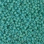 Miyuki Rocaille 8/0 Seed Beads 8RR4475 - Duracoat Opaque Dyed Rocailles - Celedon Blue - 10 Grams