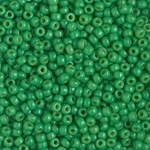 Miyuki Rocaille 8/0 Seed Beads 8RR4476 - Duracoat Opaque Dyed Rocailles - Spring Green - 10 Grams