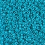 Miyuki Rocaille 8/0 Seed Beads 8RR4480 - Duracoat Opaque Dyed Rocailles - Deep Icy Blue - 10 Grams