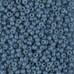 Miyuki Rocaille 8/0 Seed Beads 8RR4482 - Duracoat Opaque Dyed Rocailles - Dark Cadet Blue - 10 Grams