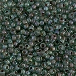 Miyuki Rocaille 8/0 Seed Beads 8RR4506 Picasso T Olivine Miyuki Rocailles 10 Grams