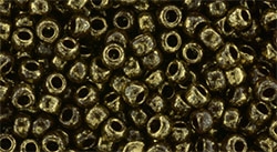 Toho 8/0 Round 8TO1705 - Gilded Marble Brown - 10 Grams