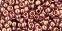 Toho 8/0 Round 8TO203 - Gold-Lustered Light Amethyst Seed Beads - 10 Grams
