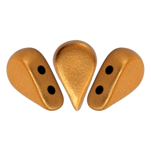 Amos par Puca : AMS58-00030-01740 - Matte Bronze Gold - 25 Beads