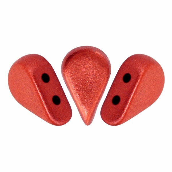 Amos par Puca : AMS58-03000-01890 - Matte  Red Lava - 25 Beads