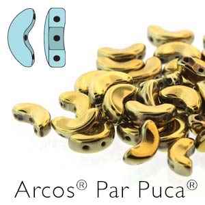 Arcos par Puca : ARC510-00030-26440 - Full Dorado - 25 Beads