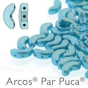 Arcos par Puca : ARC510-02010-25019 - Pastel Aqua - 25 Beads