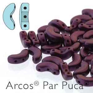 Arcos par Puca : ARC510-02010-25032 - Pastel Bordeaux - 25 Beads