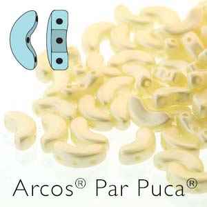 Arcos par Puca : ARC510-02010-25039 - Pastel Cream - 25 Beads